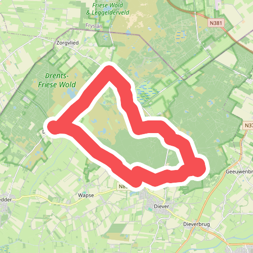 Doldersum - Berkenheuvelgebied - Wapserveld