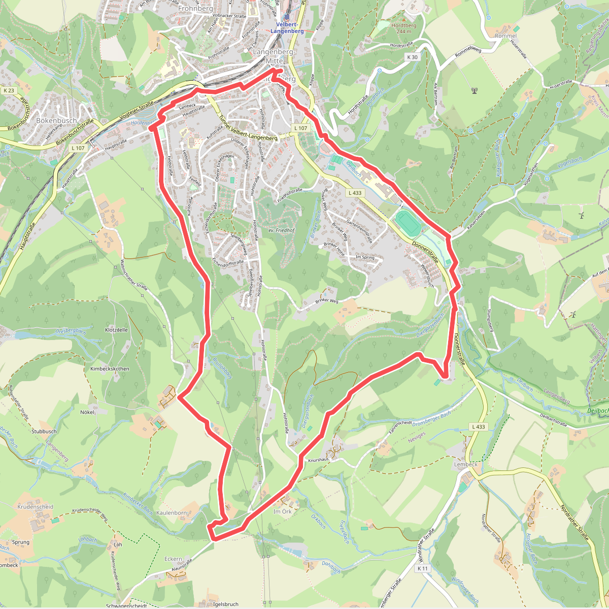 Entdeckerschleife Spuren der Kohlentreiber