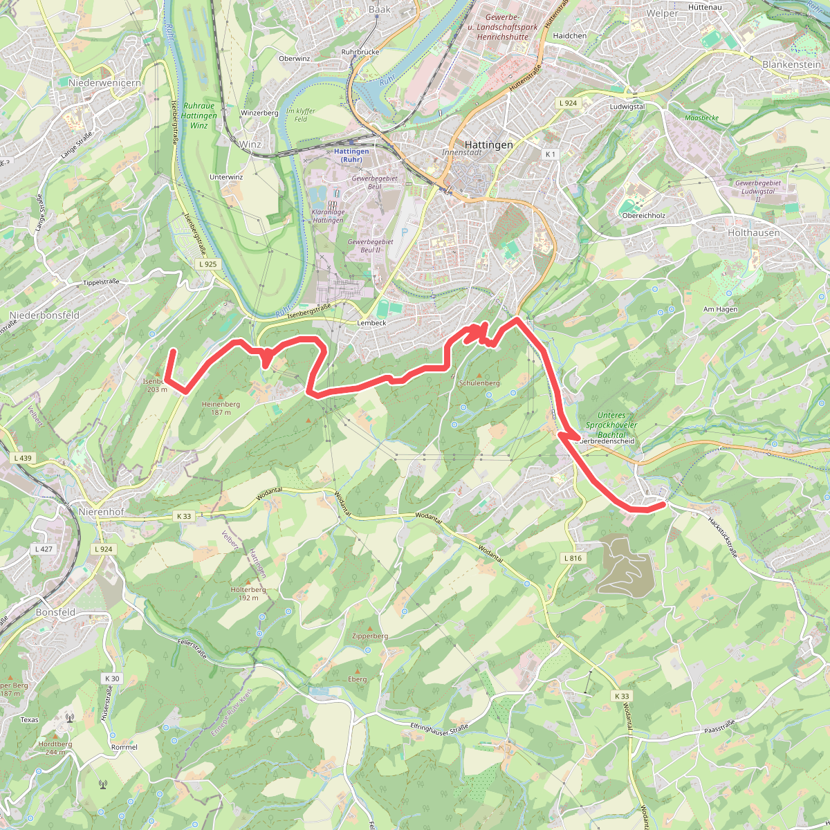 GeoRoute Ruhr (Südroute)