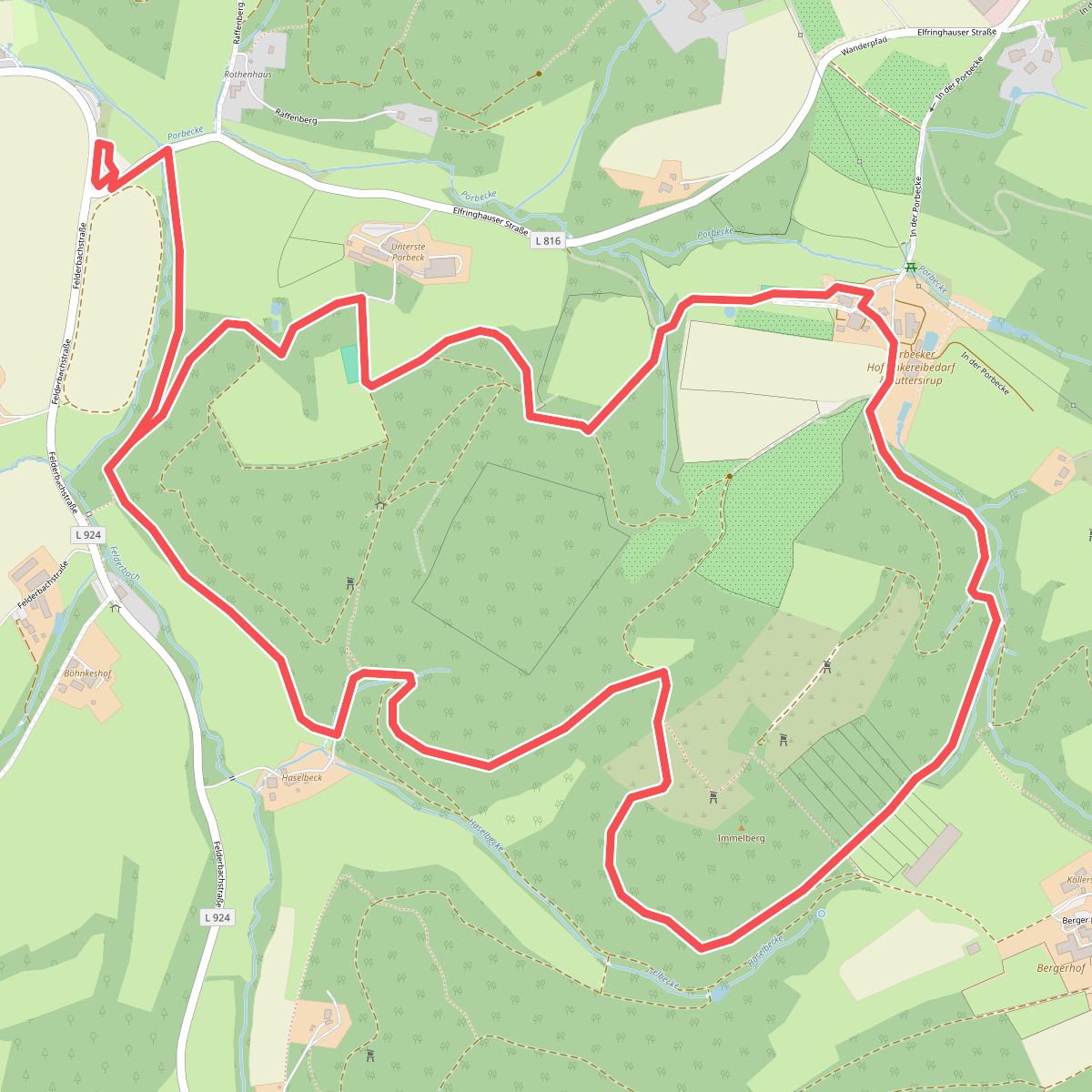 Am Roten Haus - Rundweg A4