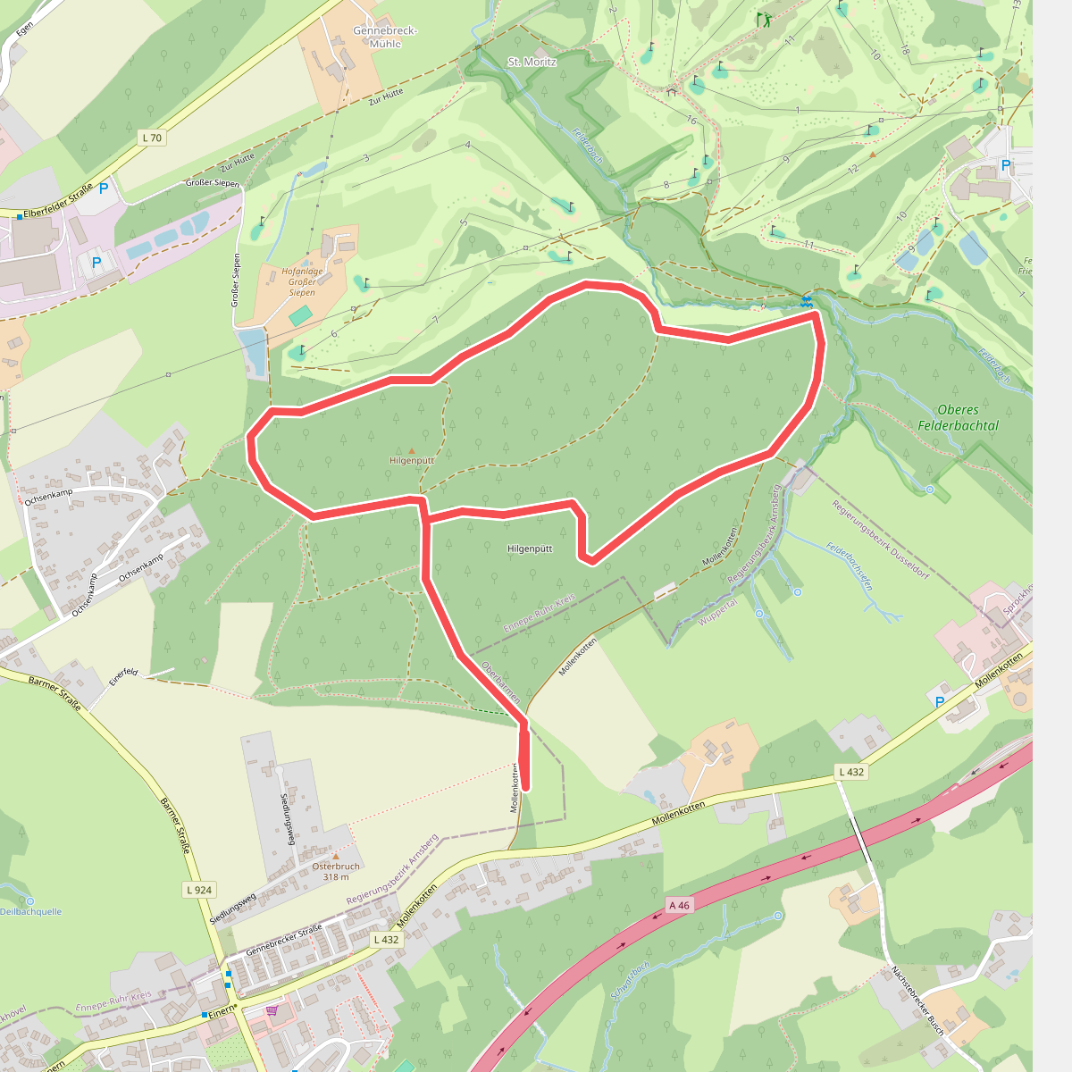 Mollenkotten Rundweg A1