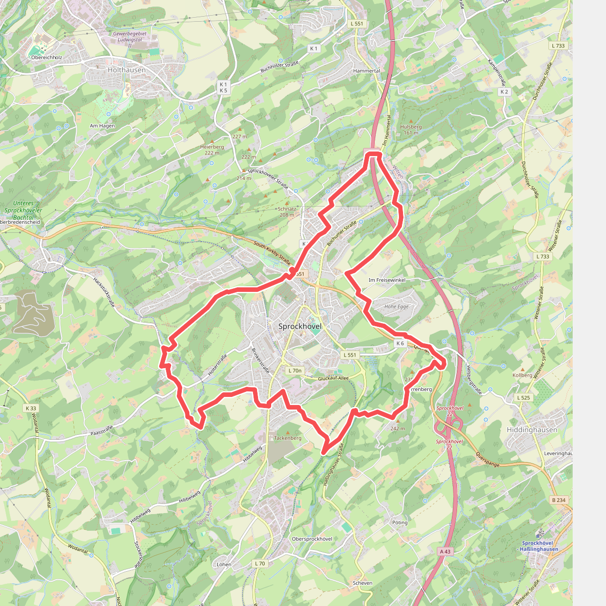 Rund um Niedersprockhövel