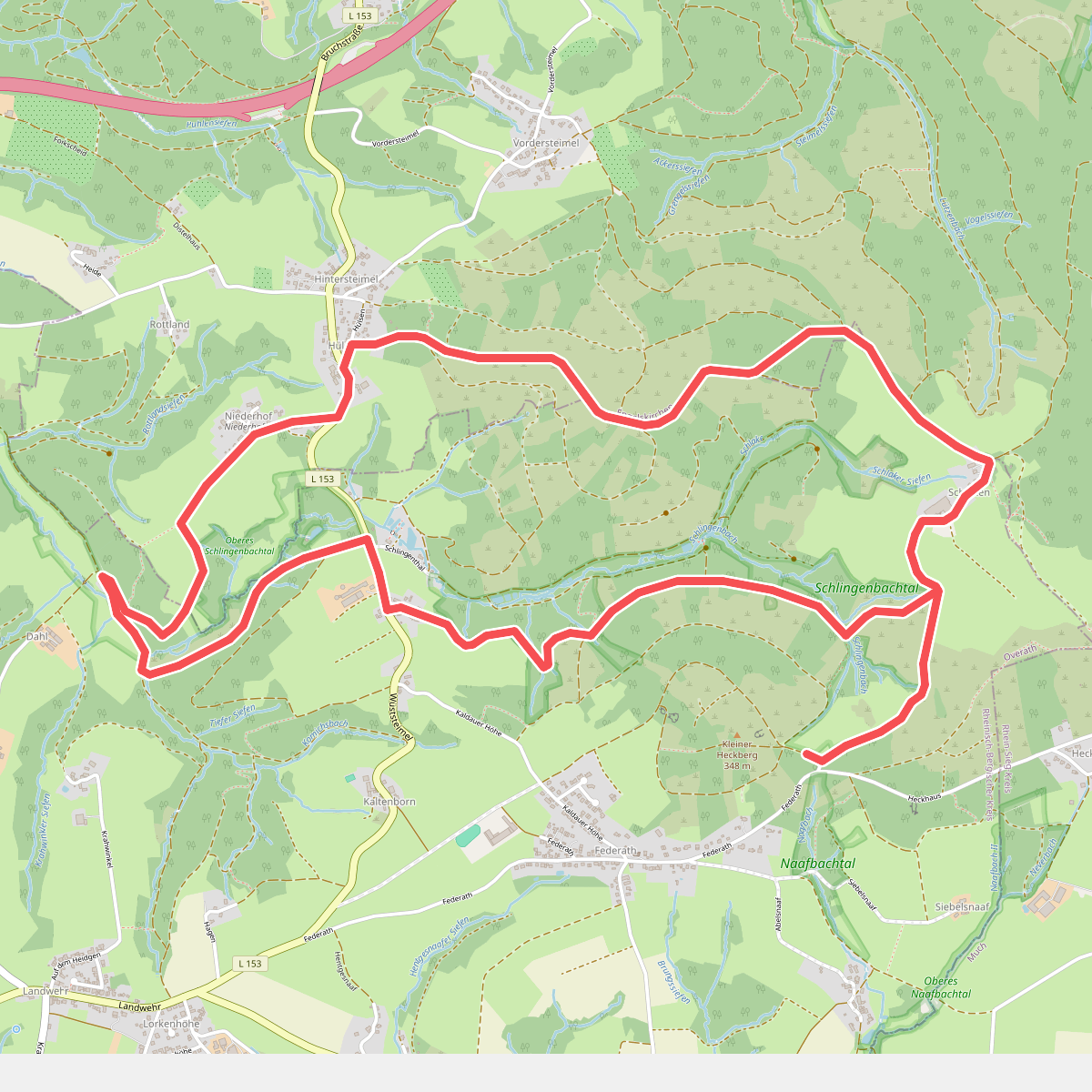 Wanderparkplatz Federath Rundweg A6