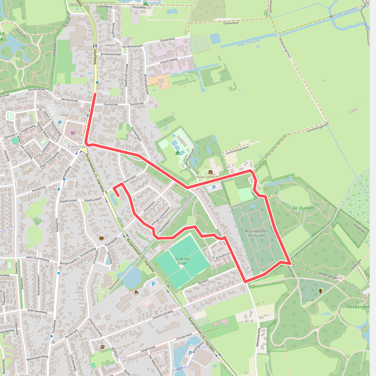 Oorlogsverhalen uit Eelde: Route 3 - Paterswolde