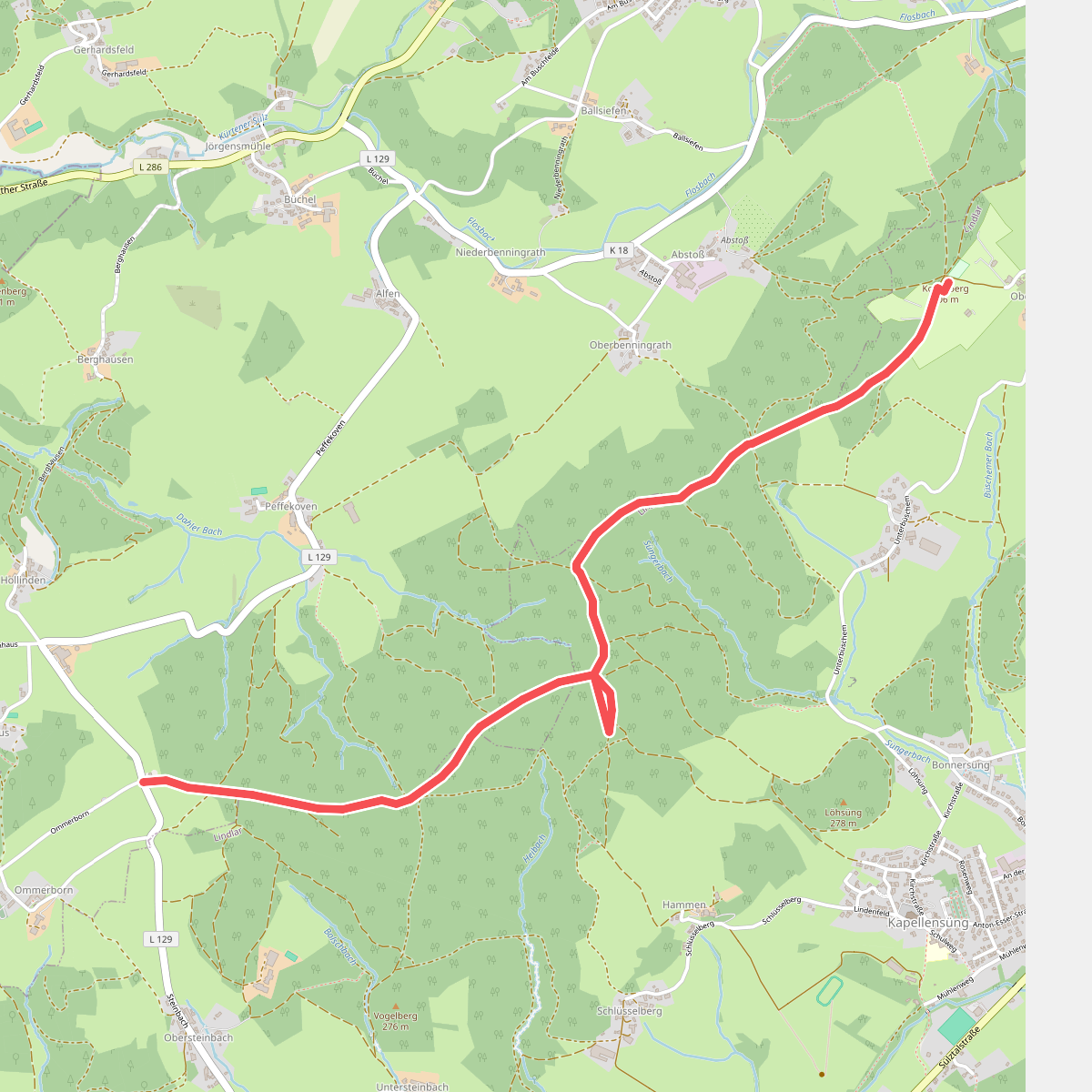 Kapellensüng Rundweg A1