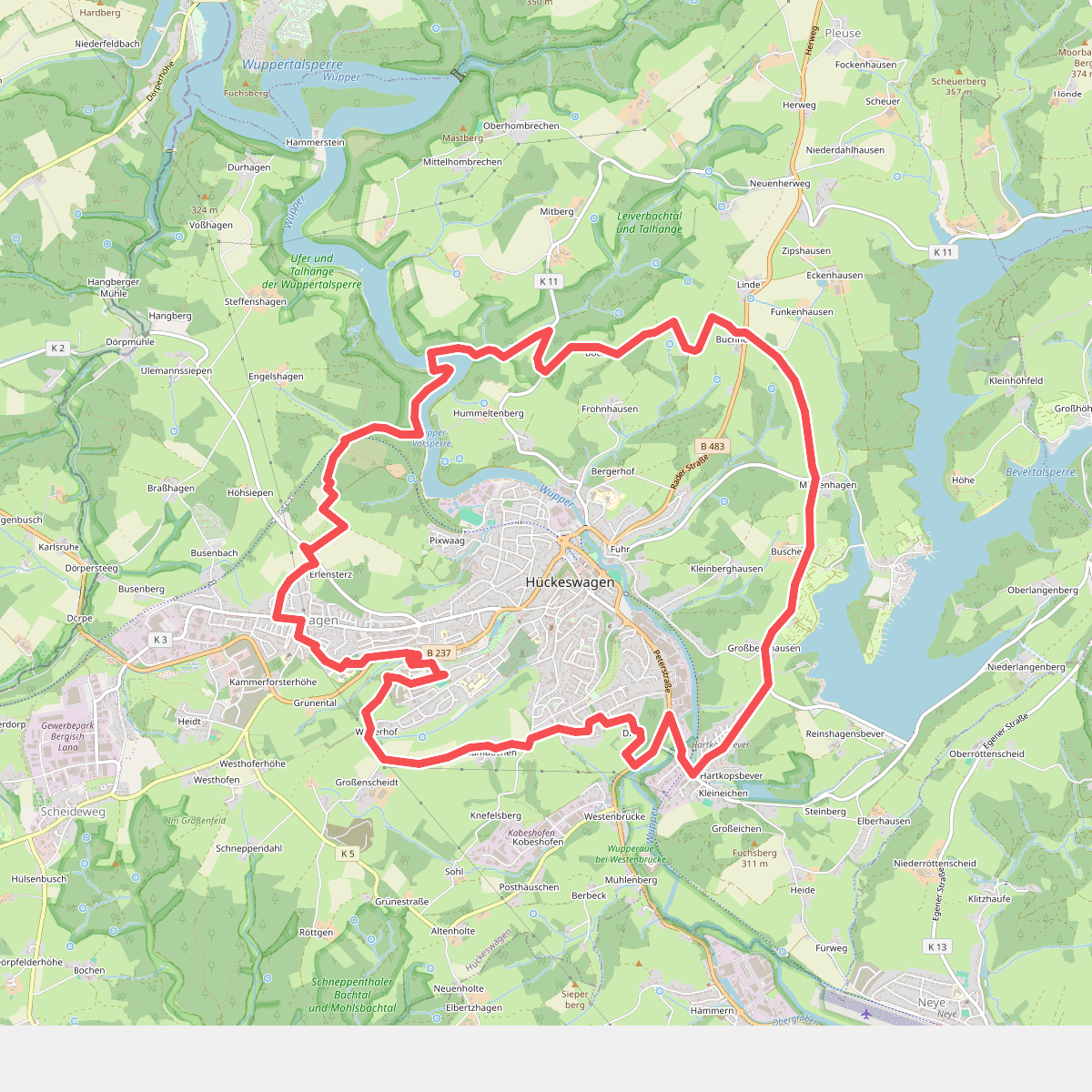 Rund um Hückeswagen