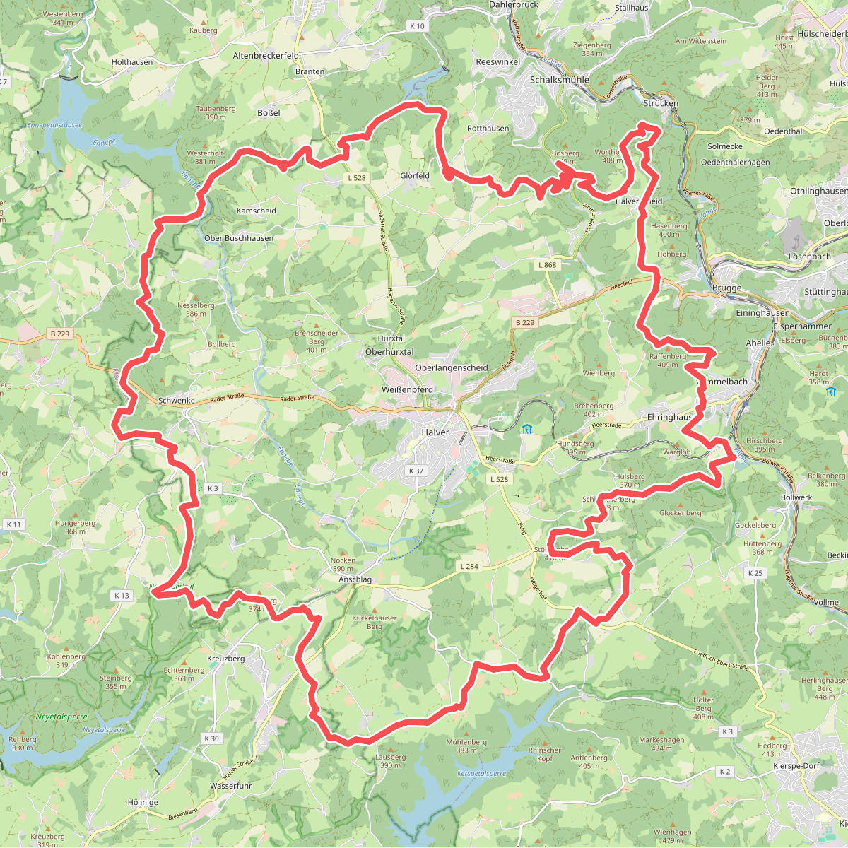 (H) Rundweg Halver