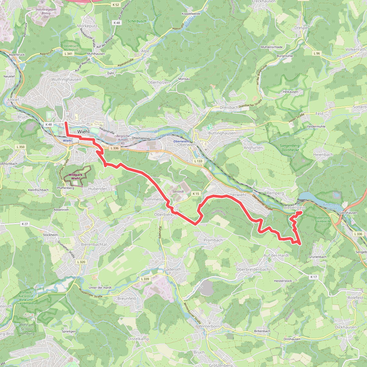Höhlenweg Bieberstein-Tropfsteinhöhle