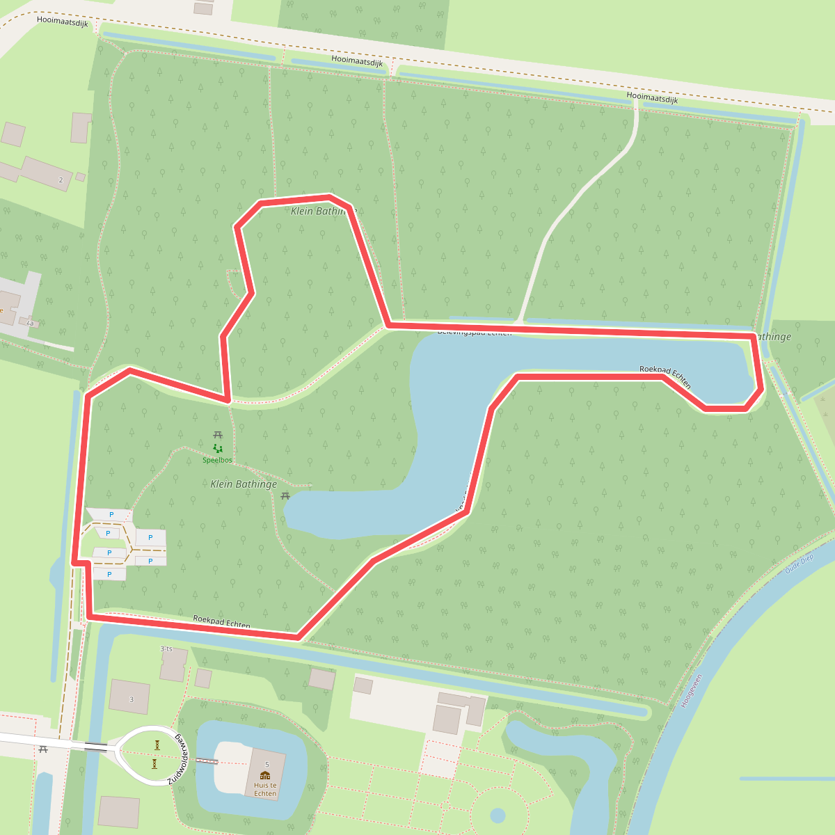 Het Roekpad: Speelbos en Belevingspad te Echten