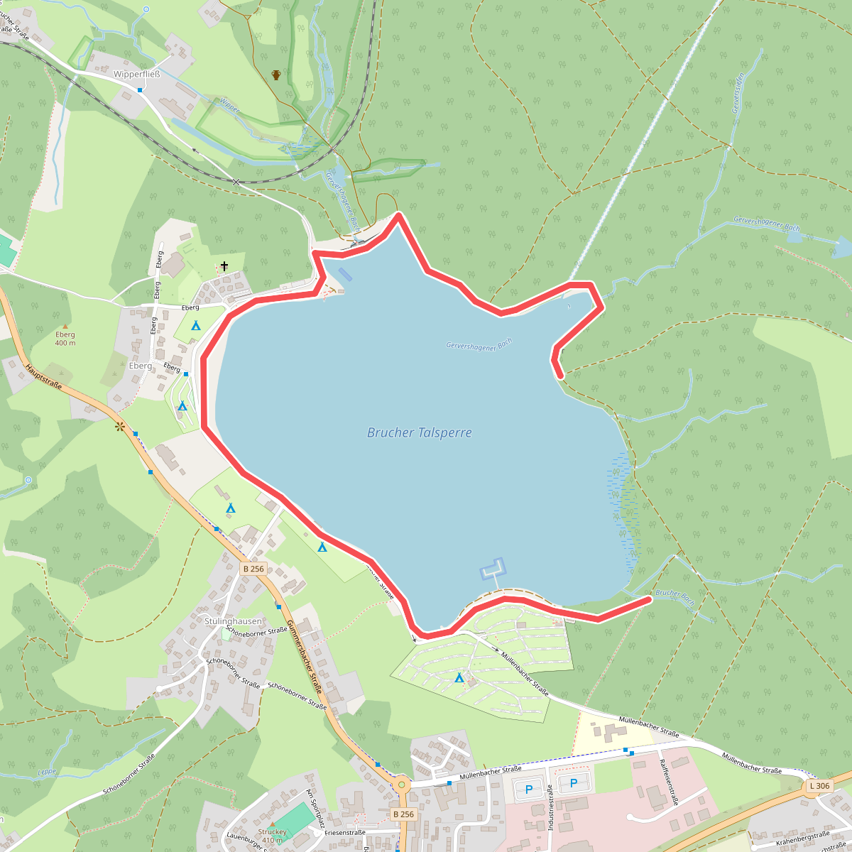 Rundweg A8 (Brucher Talsperre)