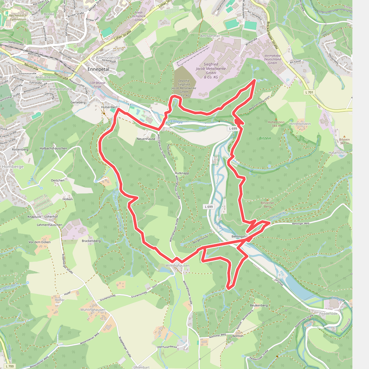 Behlingshammer Rundweg A4