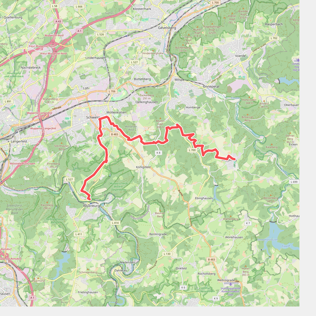 Rüggeberg-Schwelm-Beyenburg