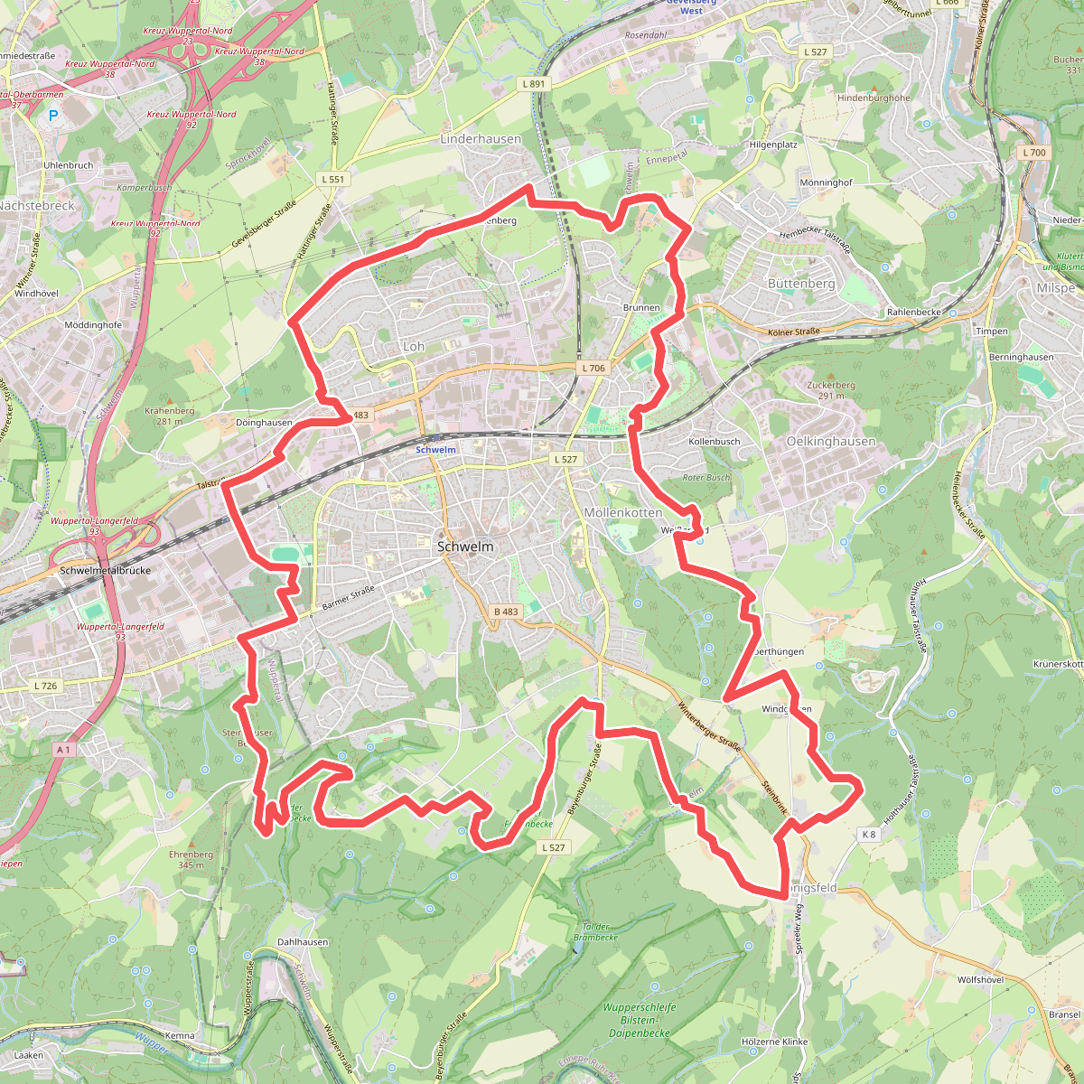 (S) Schwelmer Rundweg