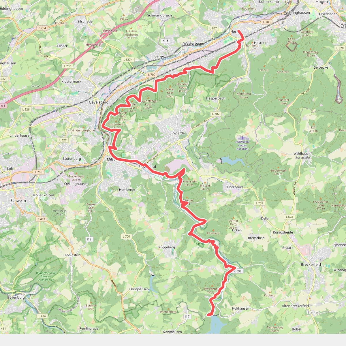 <1> Hagen-Haspe - Ennepetalsperre