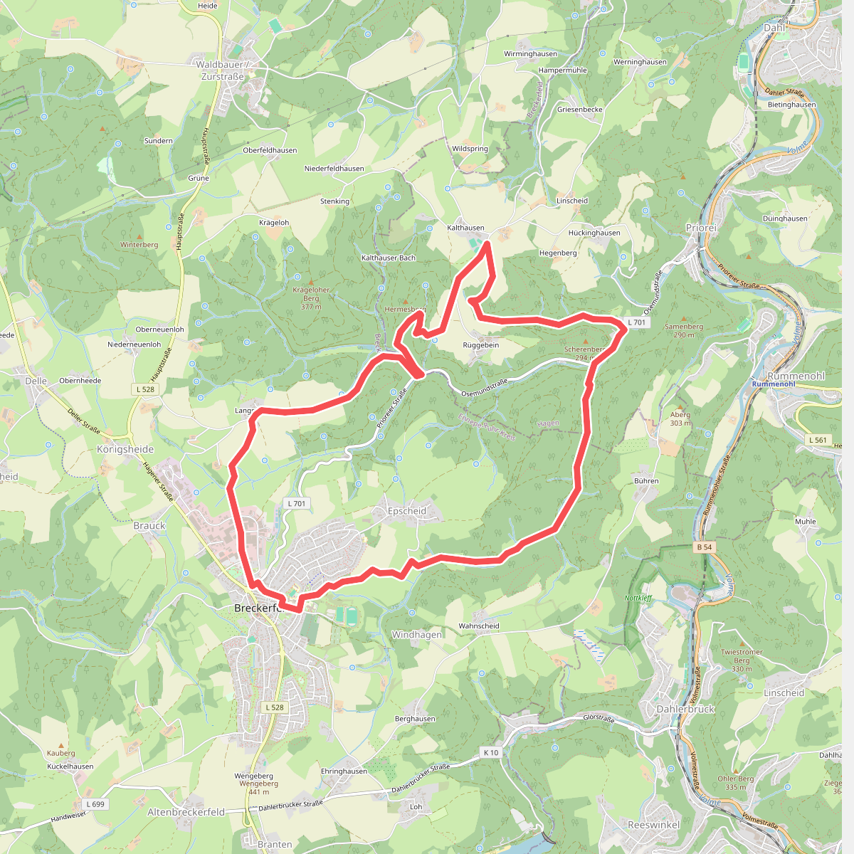 [A16] Rundweg Breckerfeld (zur Epscheider Mühle)