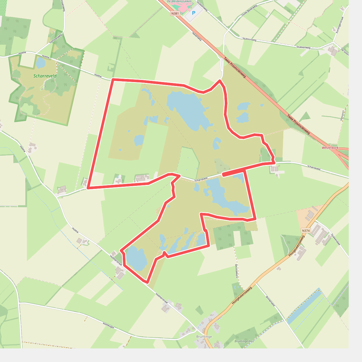 Wandelroute Het Scharreveld