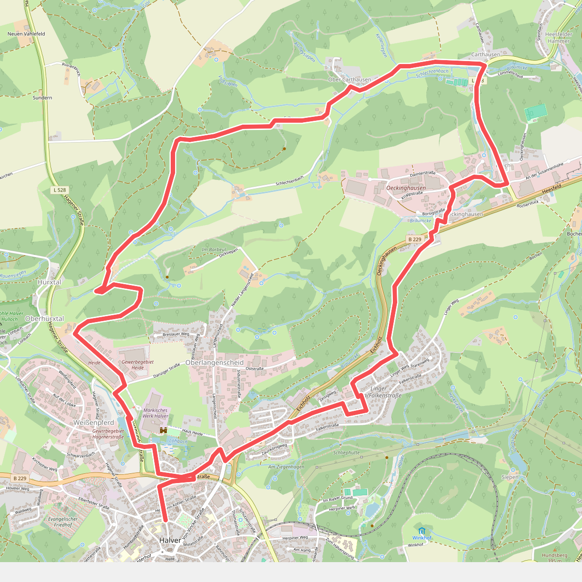 [II] Rundweg Halver - Carthausen