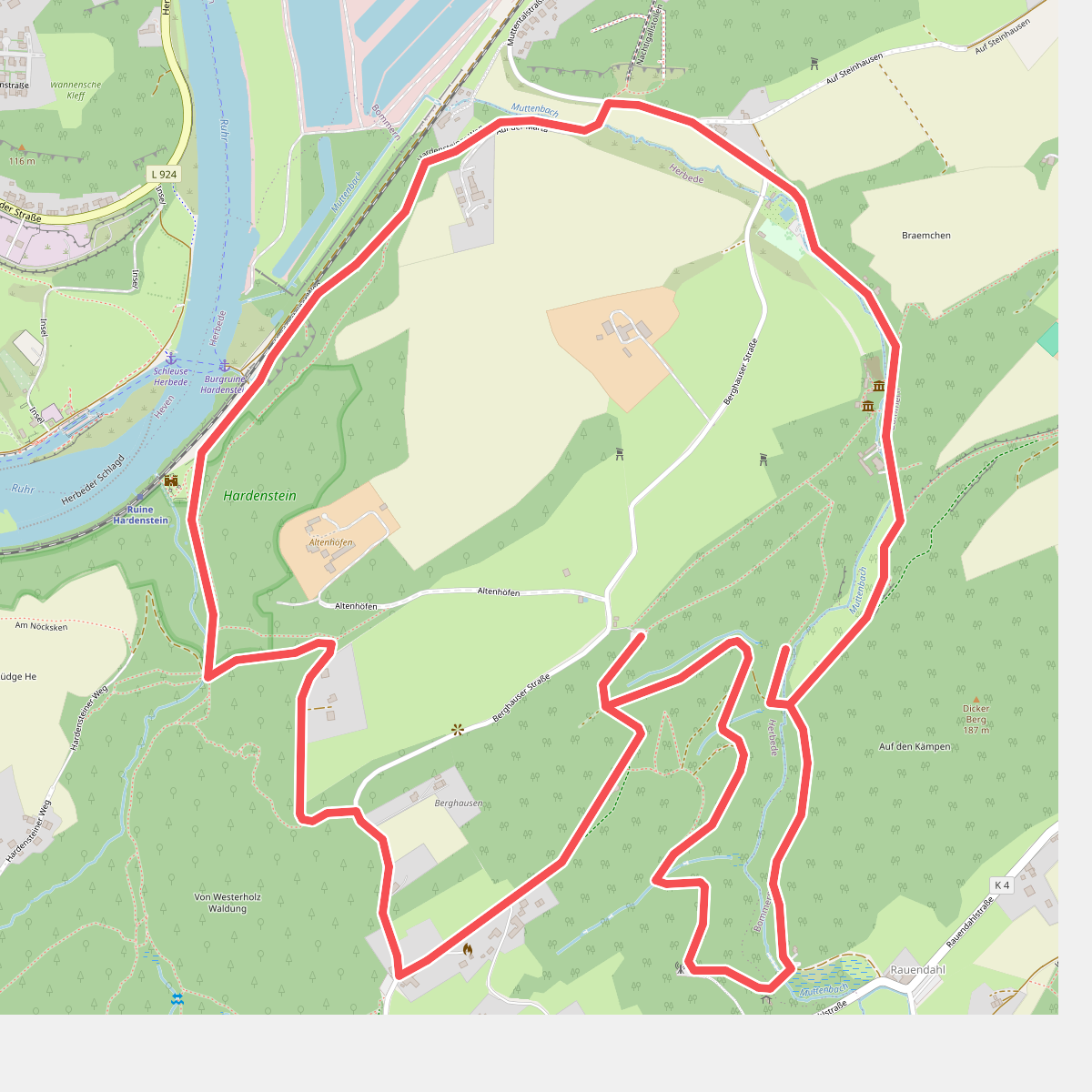 Bergbauwanderweg Muttental
