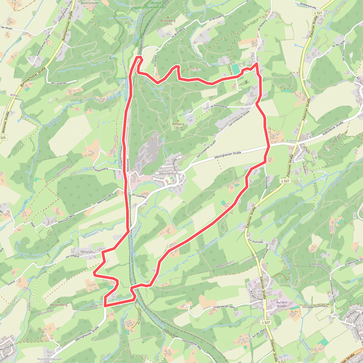 Drei-Dörfer-Weg Albringhausen