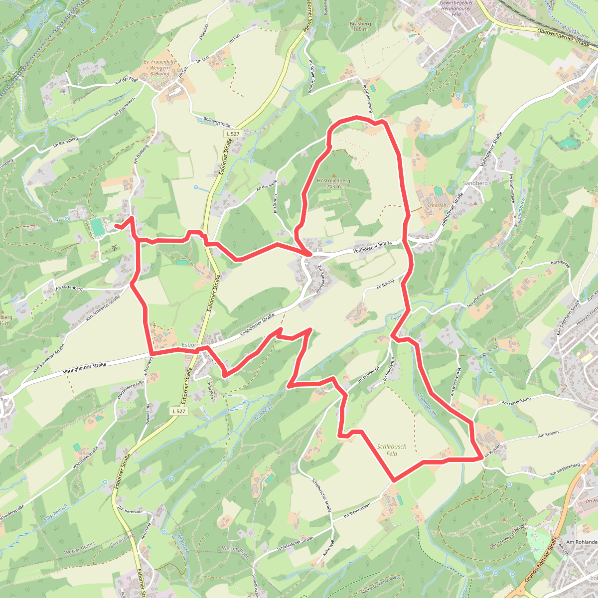 Drei-Dörfer-Weg Voßhöfen