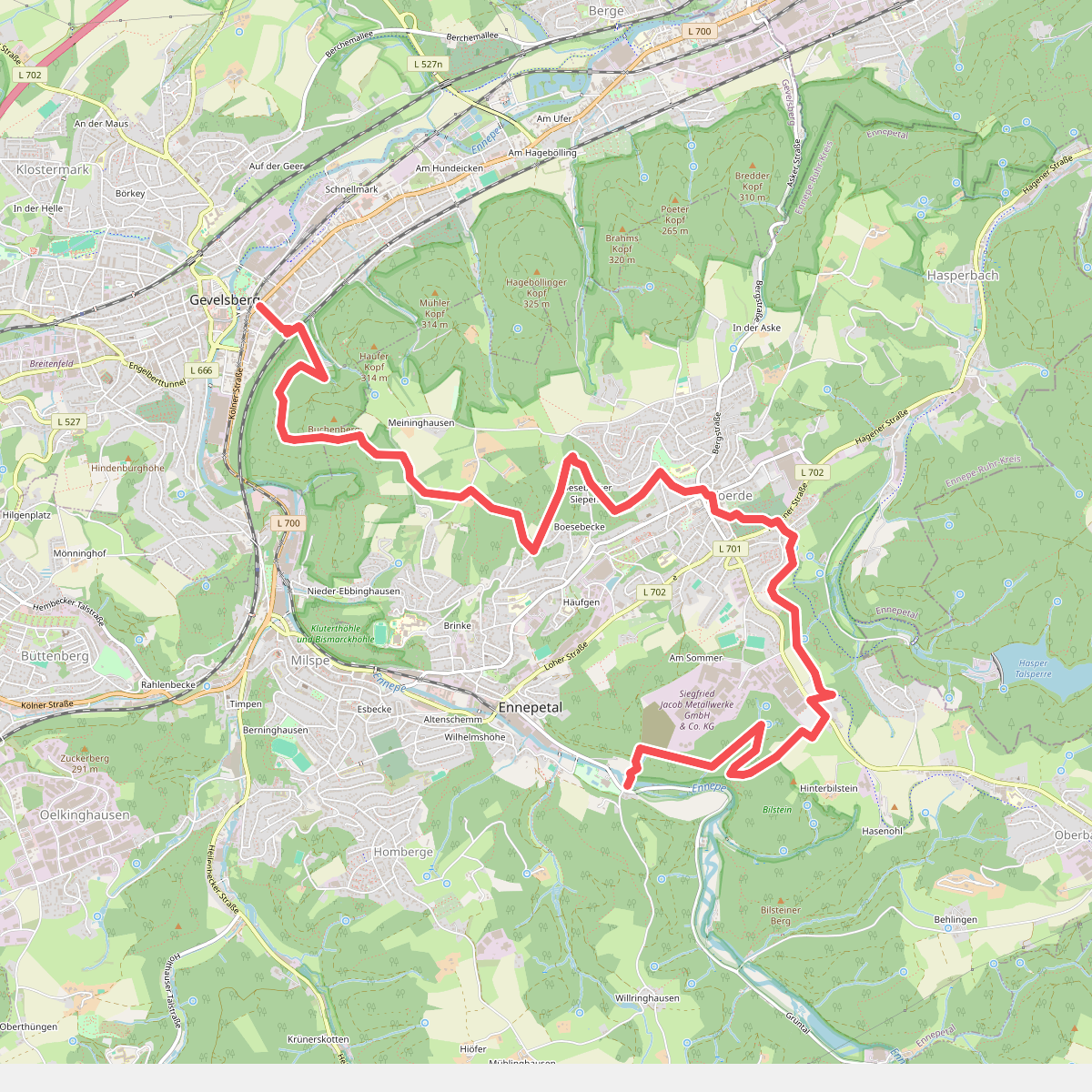 GEV-Nirgena - EN-Voerde - EN-Ahlhausen