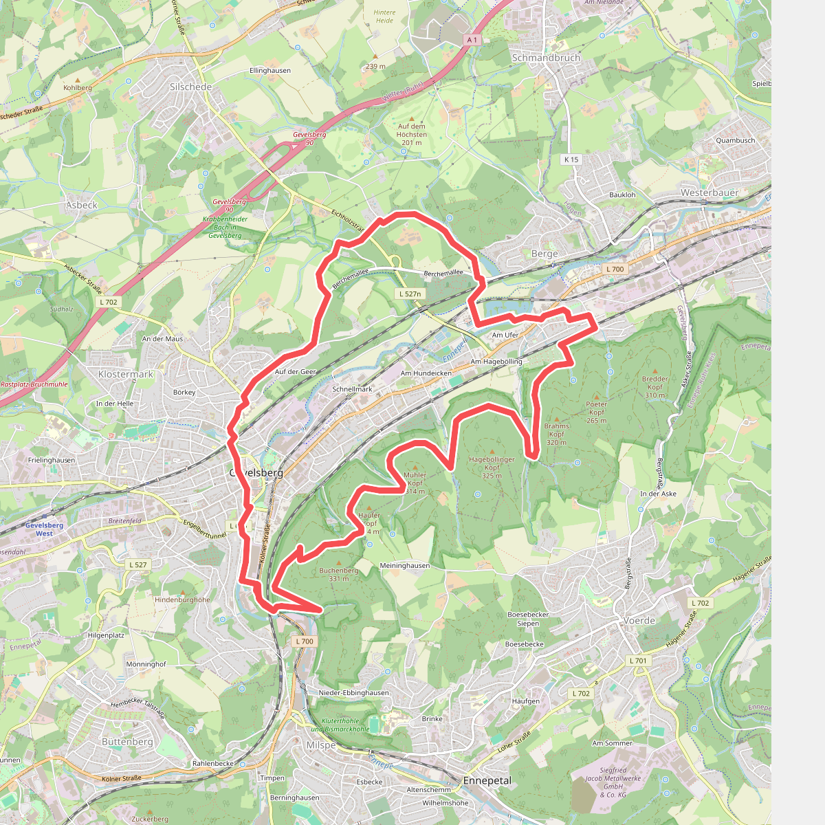 (G) Rund um Gevelsberg