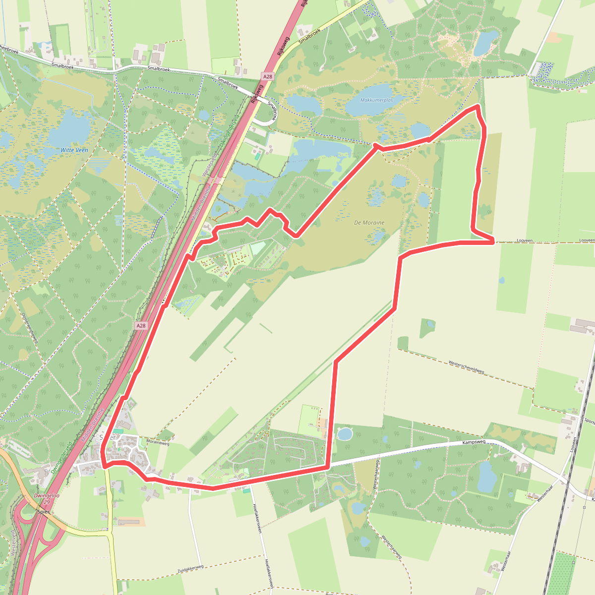 Dorpsommetje Spier