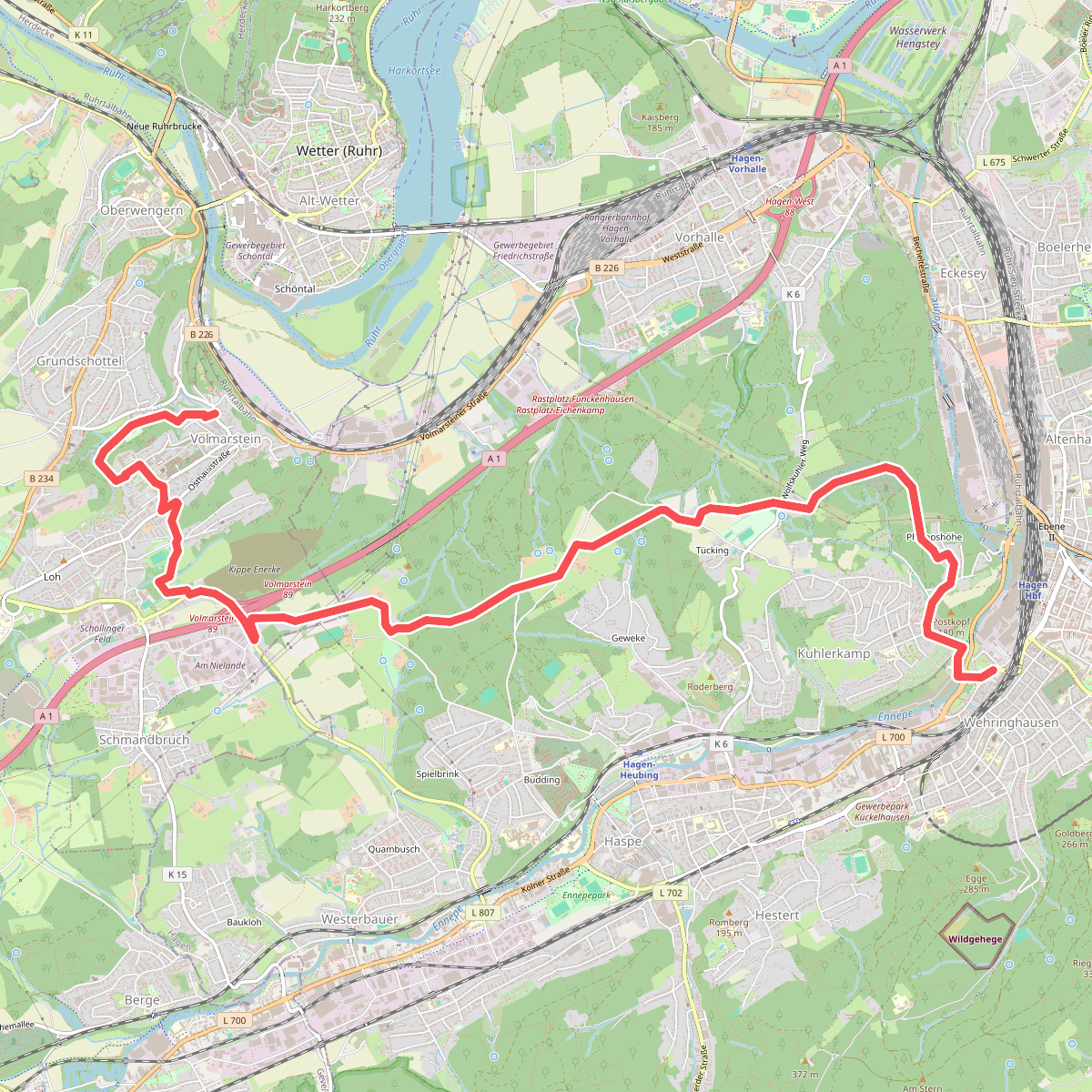 Raute Volmarstein - Hagen
