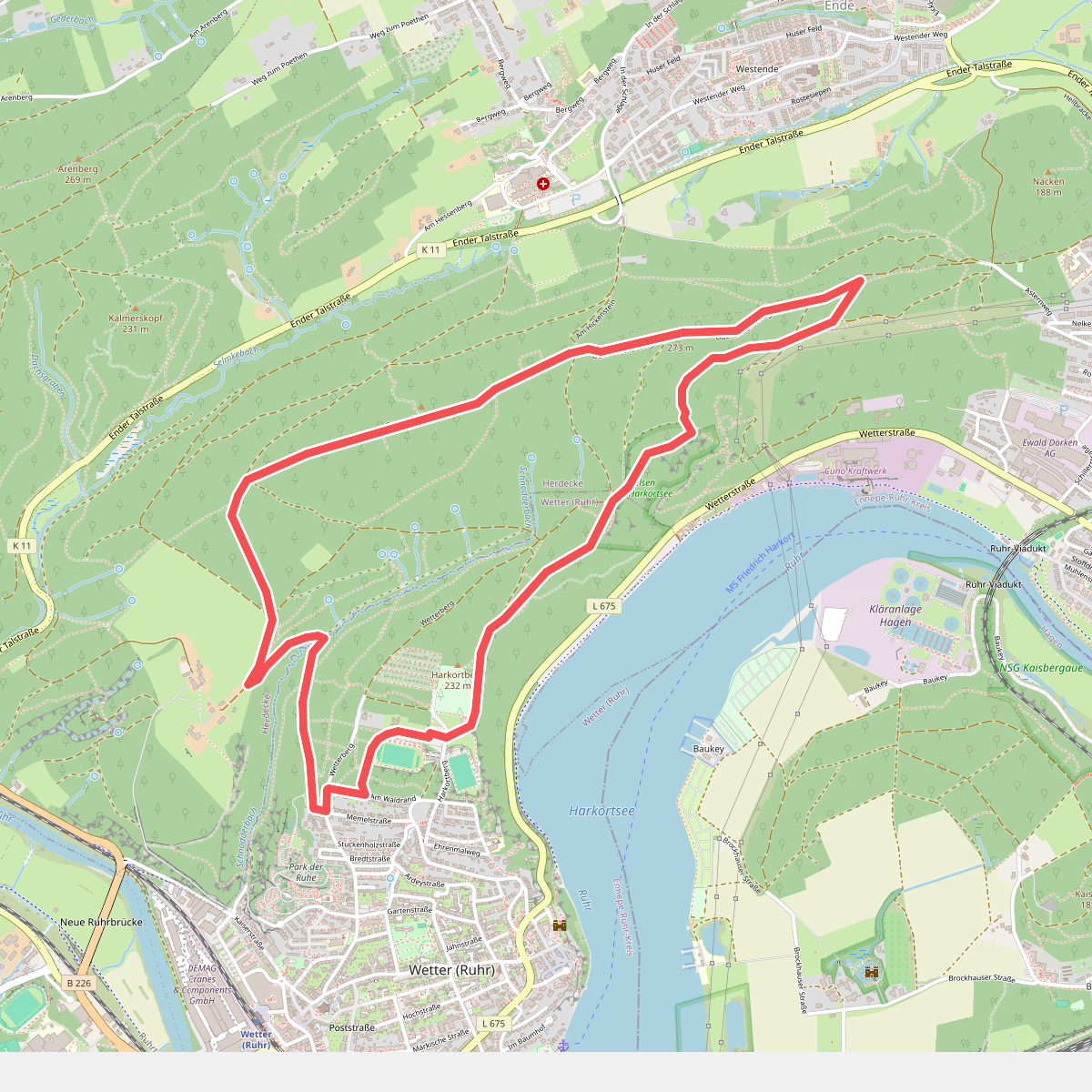 Harkortberg Rundweg A1