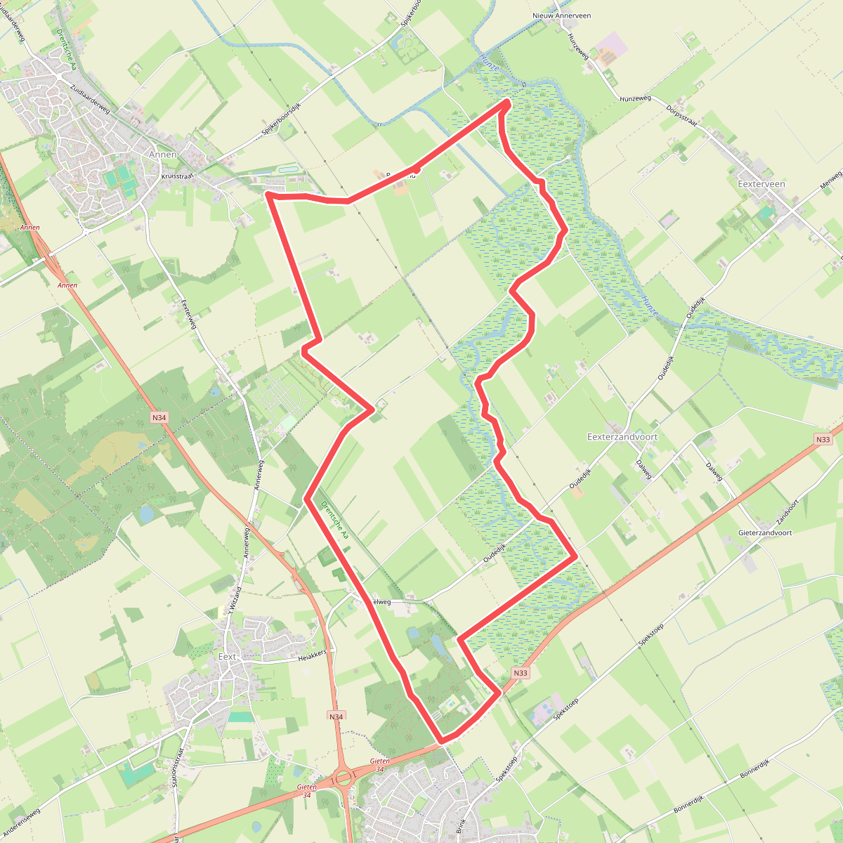 DuunscheLanden, Zwanemeer, Gieten, Annen 