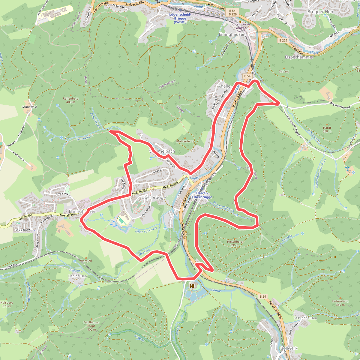 [A2] Rundweg Ahelle - Haus Rhade
