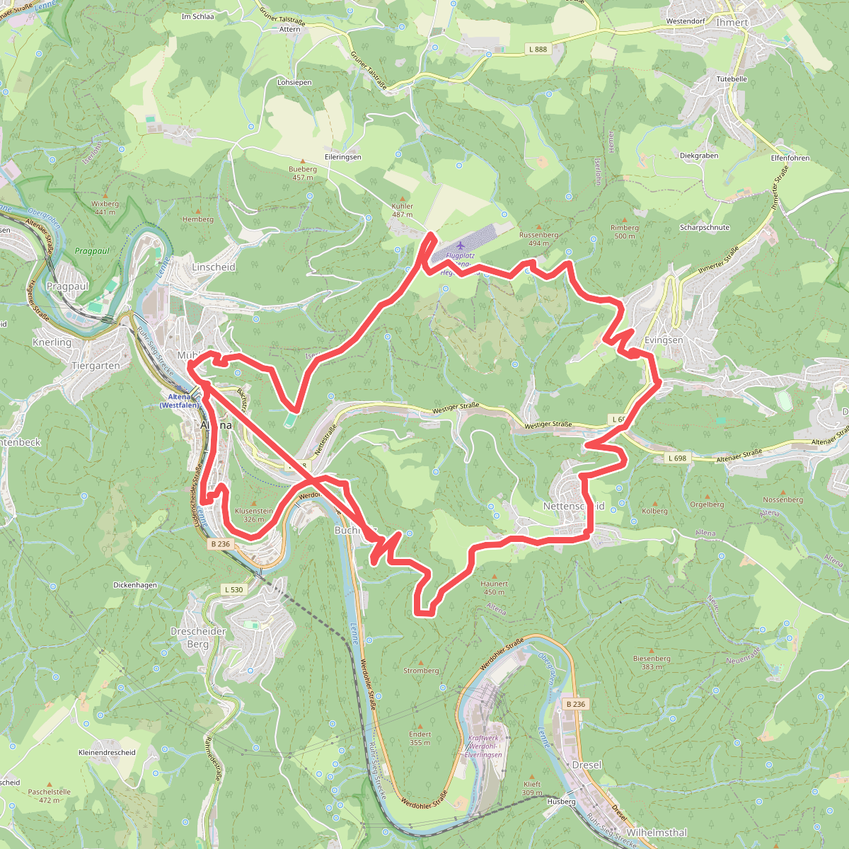 [-] Oberhalb der Nette