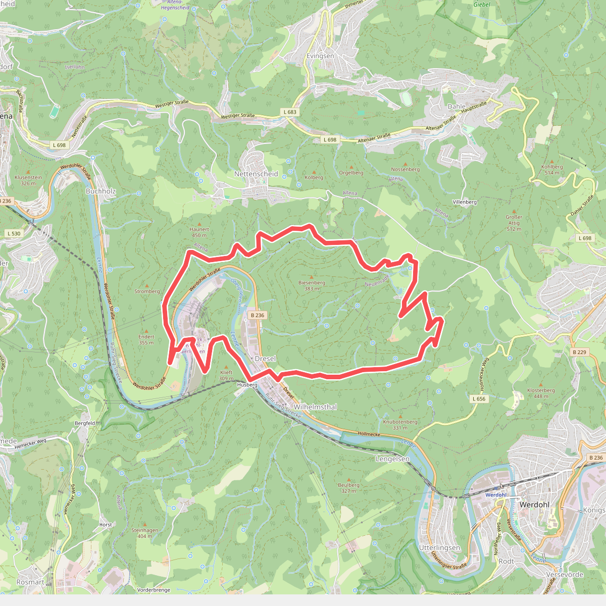 [W1] Werdohl Rundweg