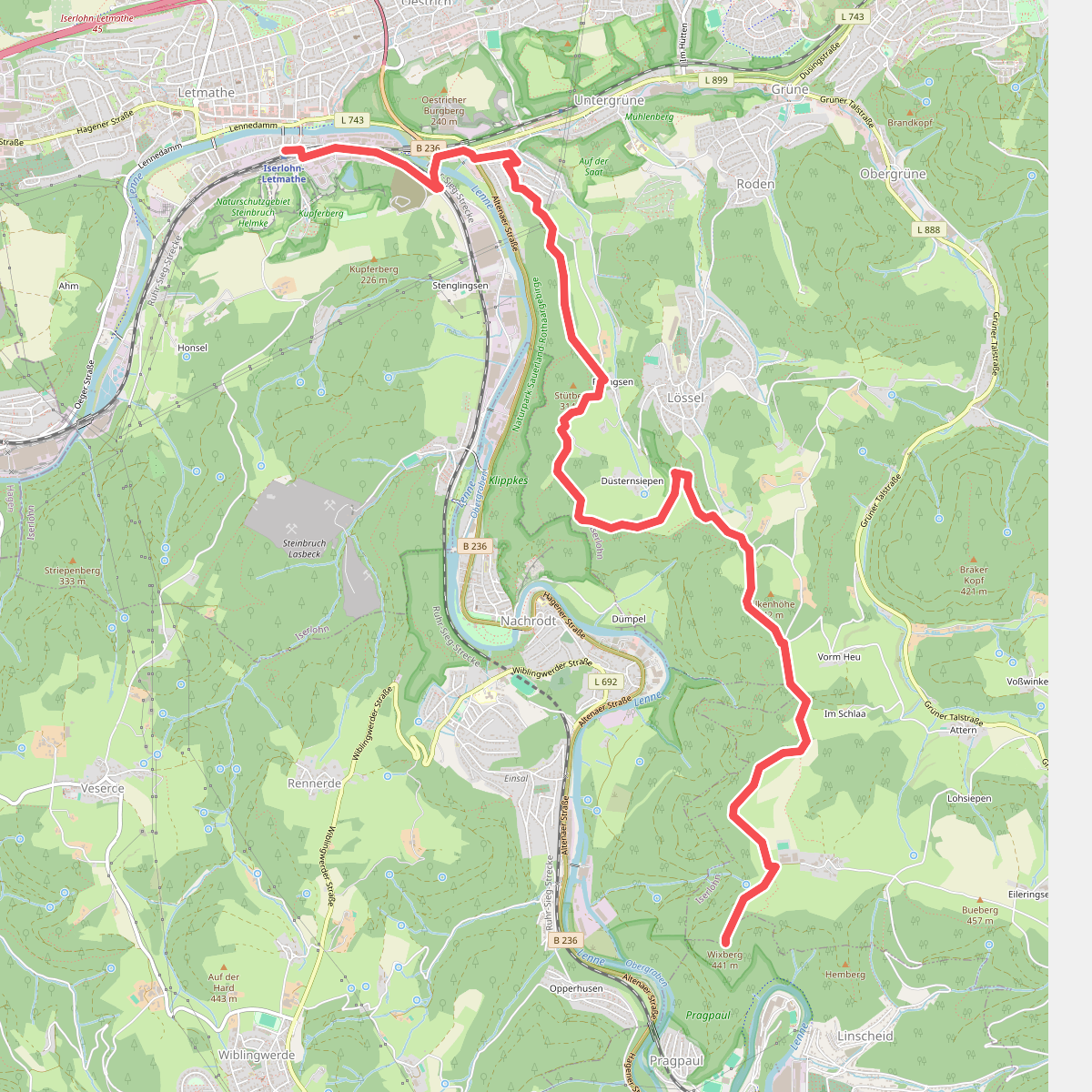 Doppelbalken Letmathe-Wixberg