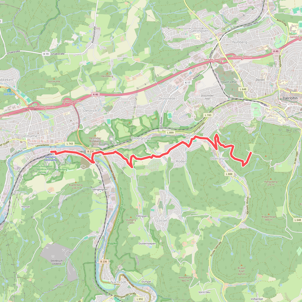 Letmathe Bf - Iserlohn Danzturm