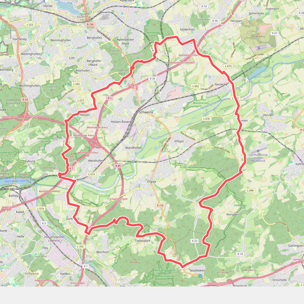 (S) Rund um Schwerte
