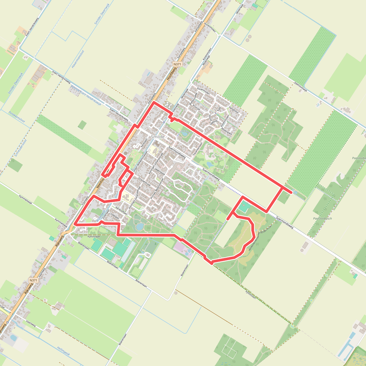 Historische wandelroute Smilde