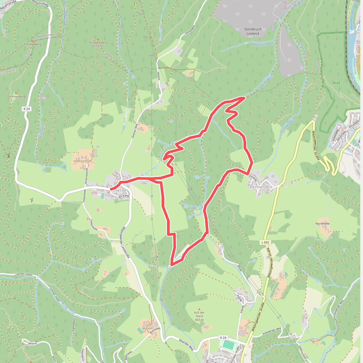 [V2] Rundweg Veserde - Rennerde