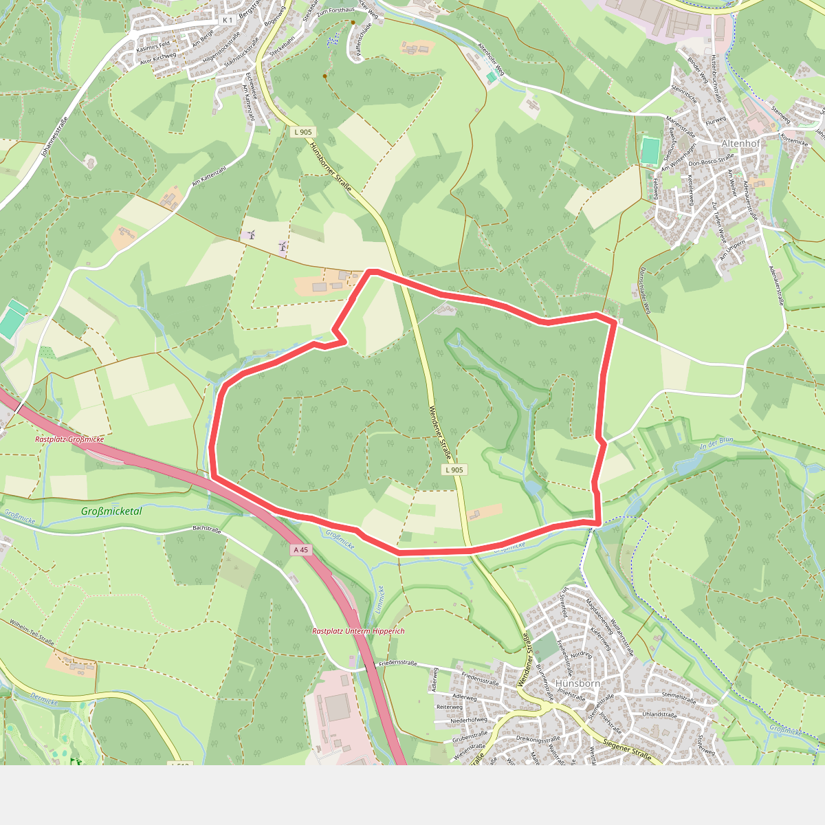 Wenden Rundweg A5 (Dörnschlade)