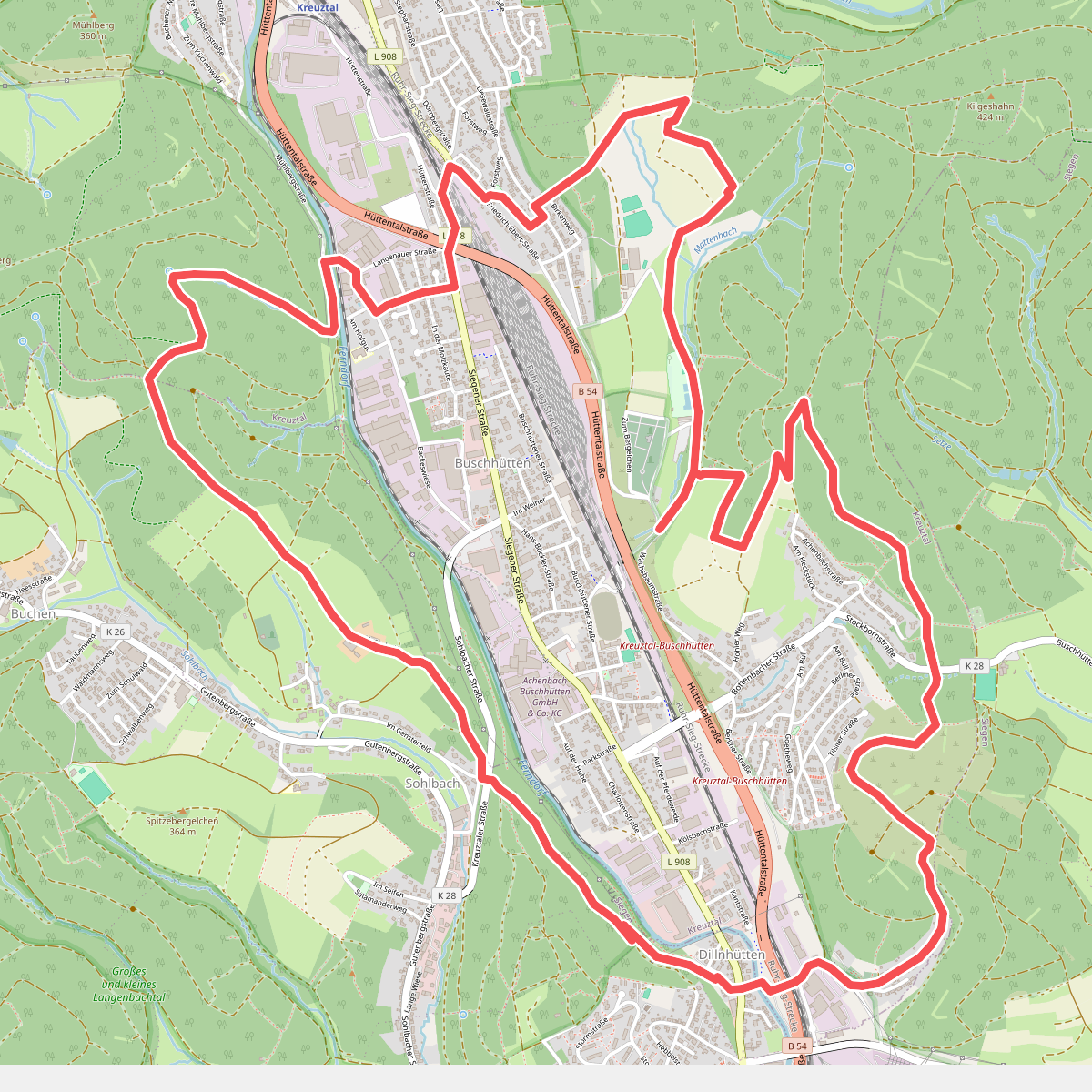 Eisenhammerweg Buschhütten