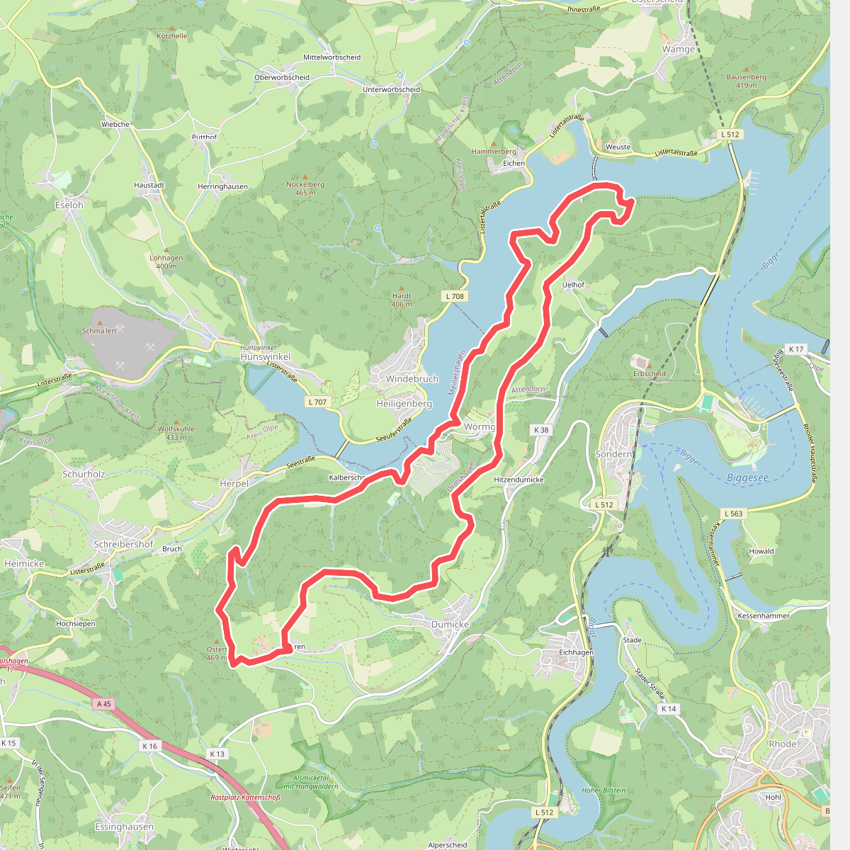 Drolshagen Rundweg A1 (Kalberschnacke)