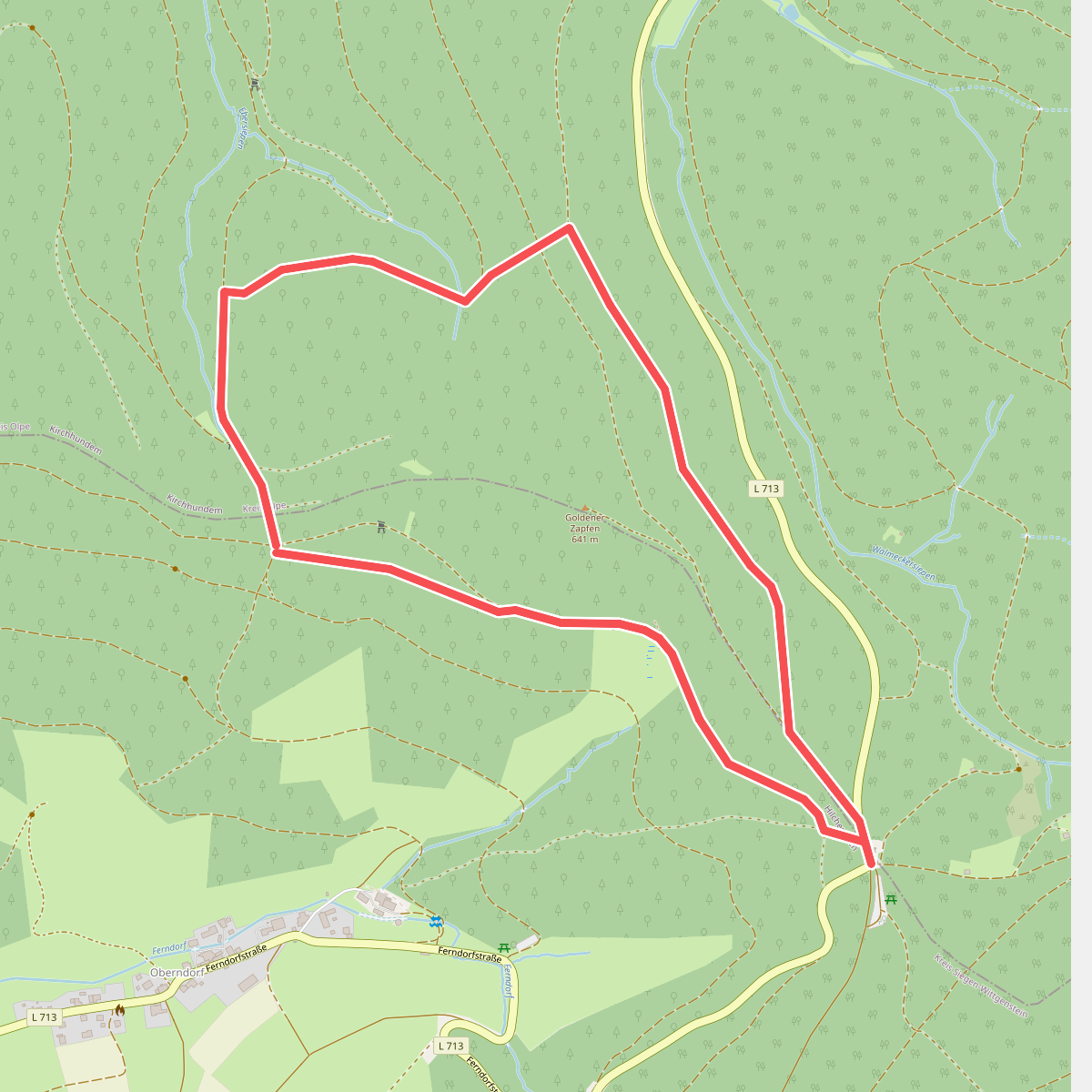 Ferndorfquelle Rundweg A9 (Oberndorfer Höhe)