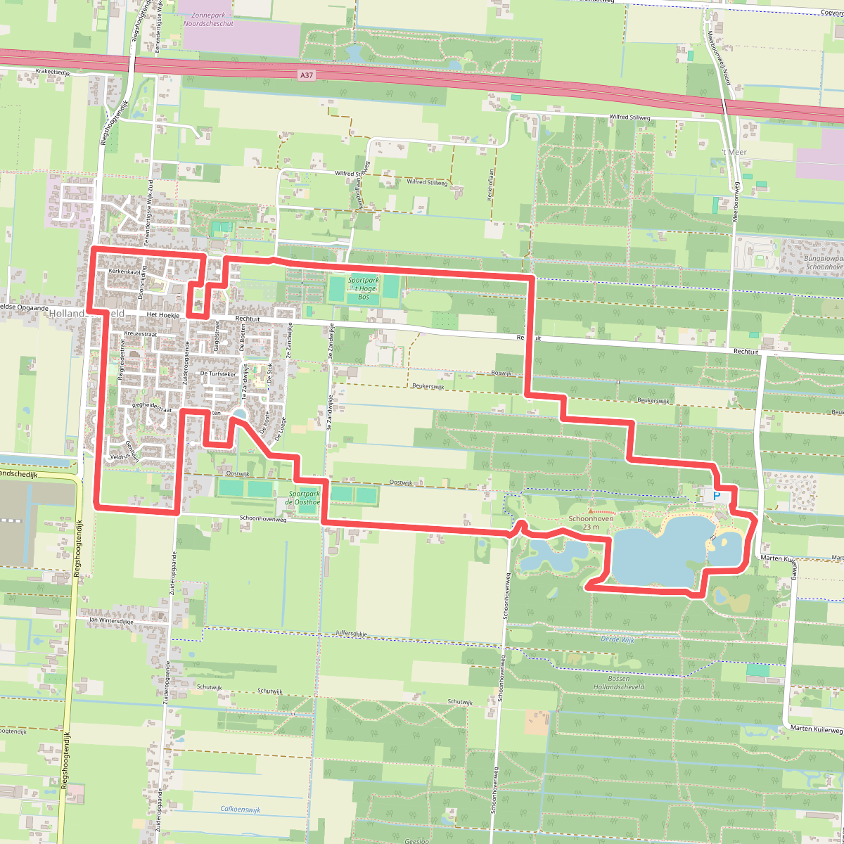 Cultuurhistorische Wandelroute "Allee" Hollandscheveld - 10 Kilometer