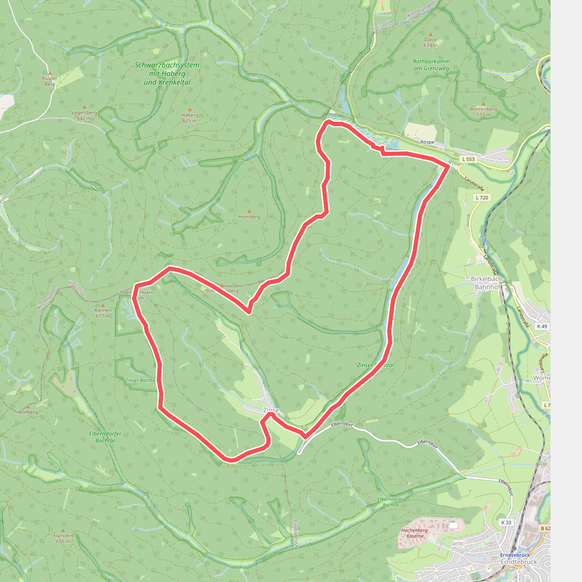 Rothaarsteig-Spur Zinser Grenzpfad