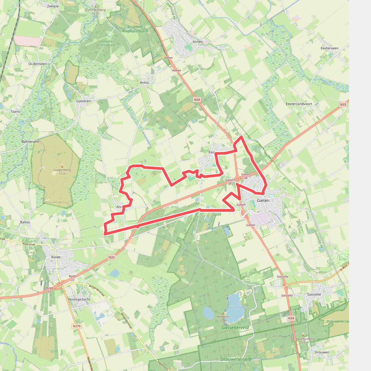 Wandelspoor Oost