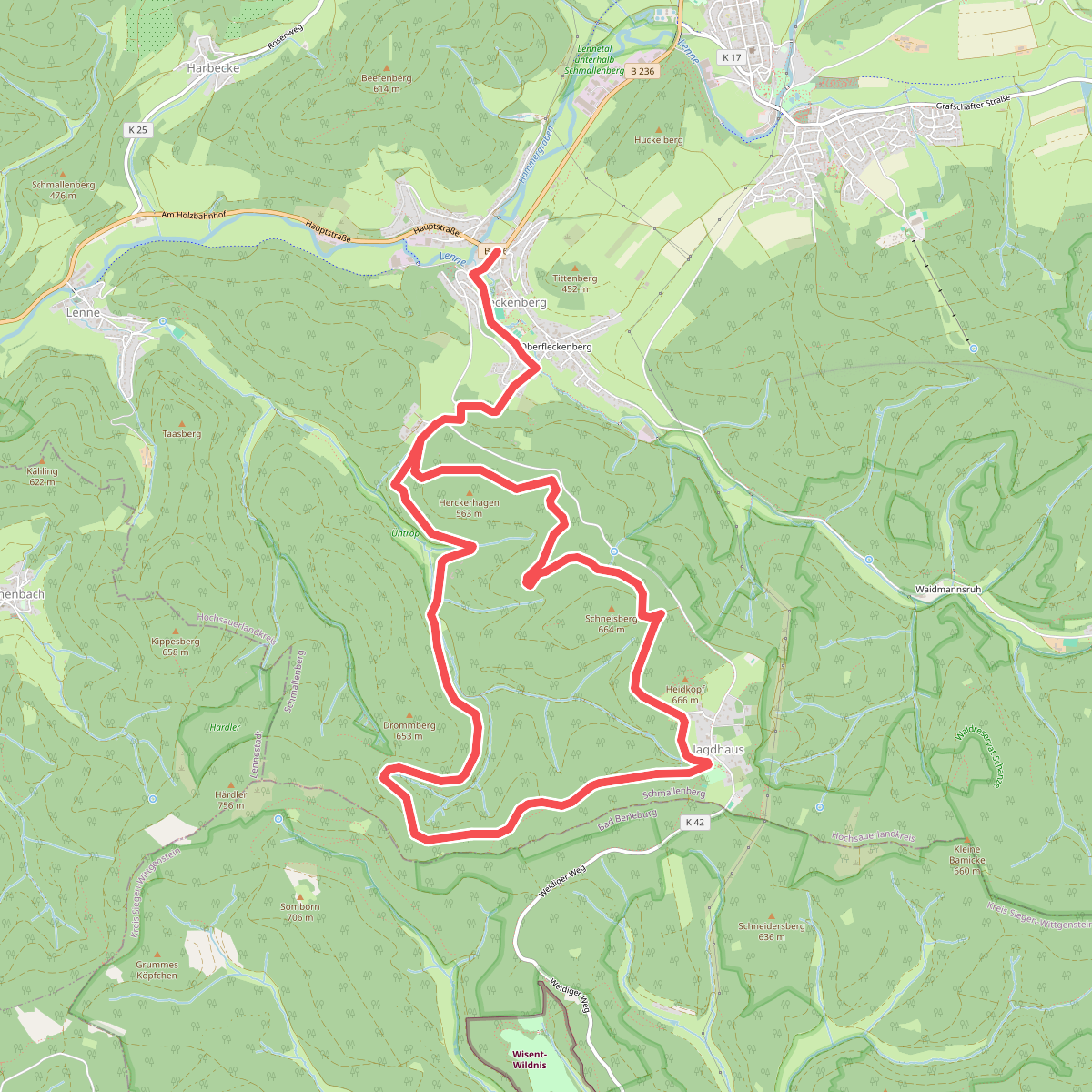 Fleckenberg Rundweg F1