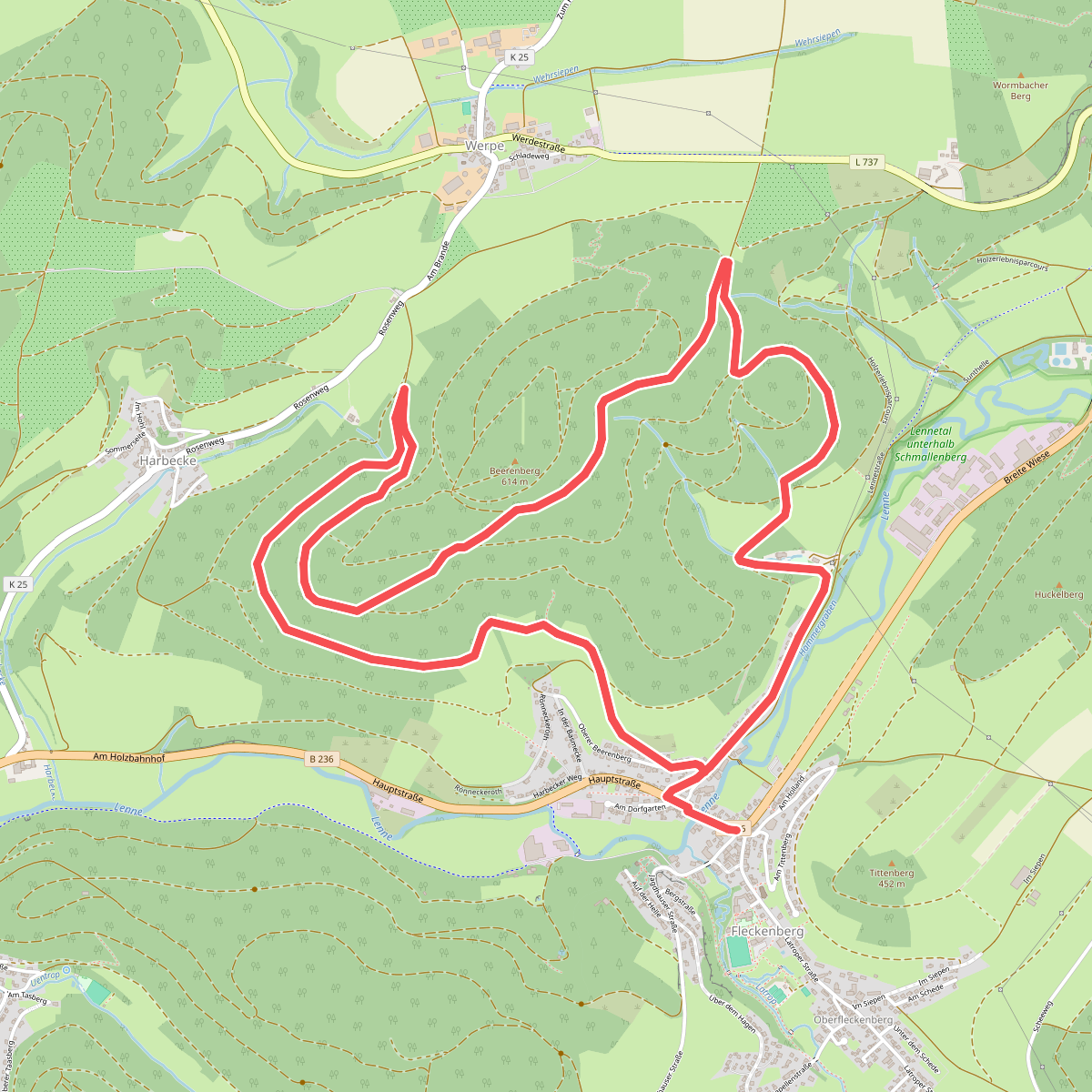 Fleckenberg Rundweg F5