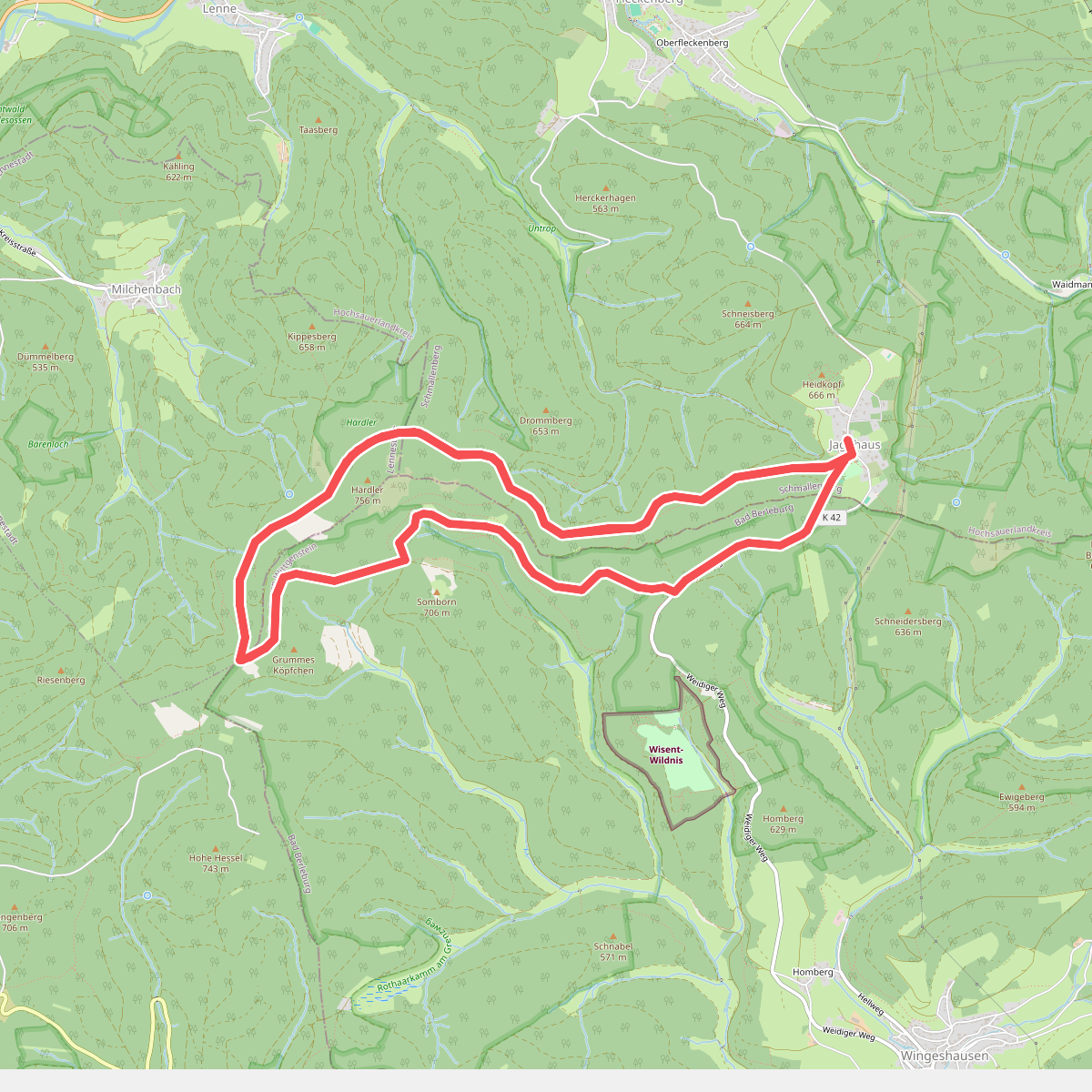 Jagdhaus Rundweg J4 Margaretensteinweg