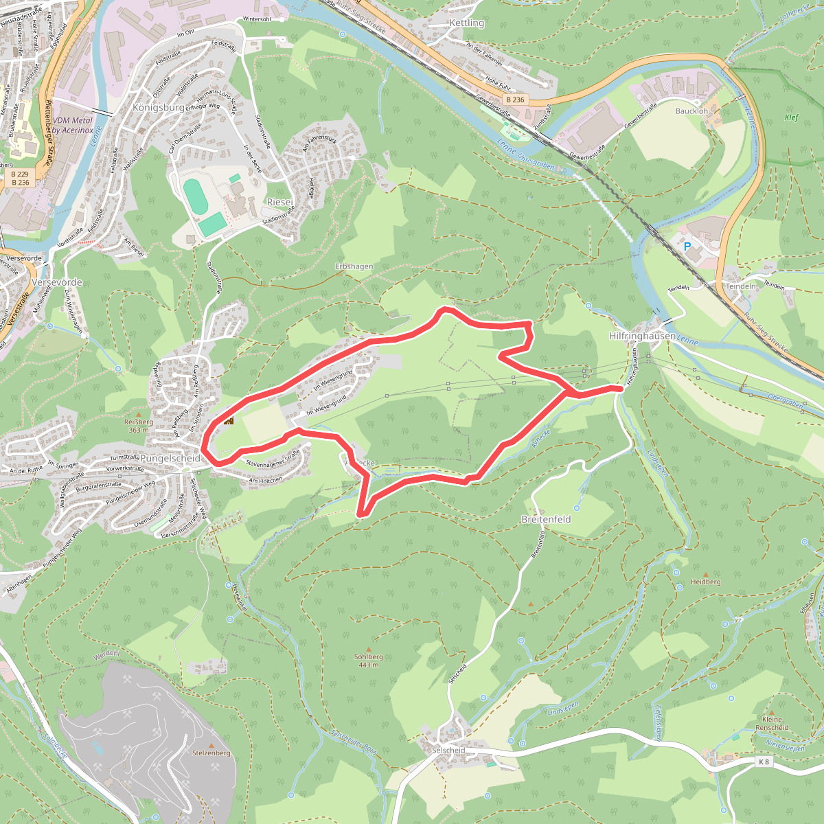 [A1] Rundweg Teindeln - Pungelscheid