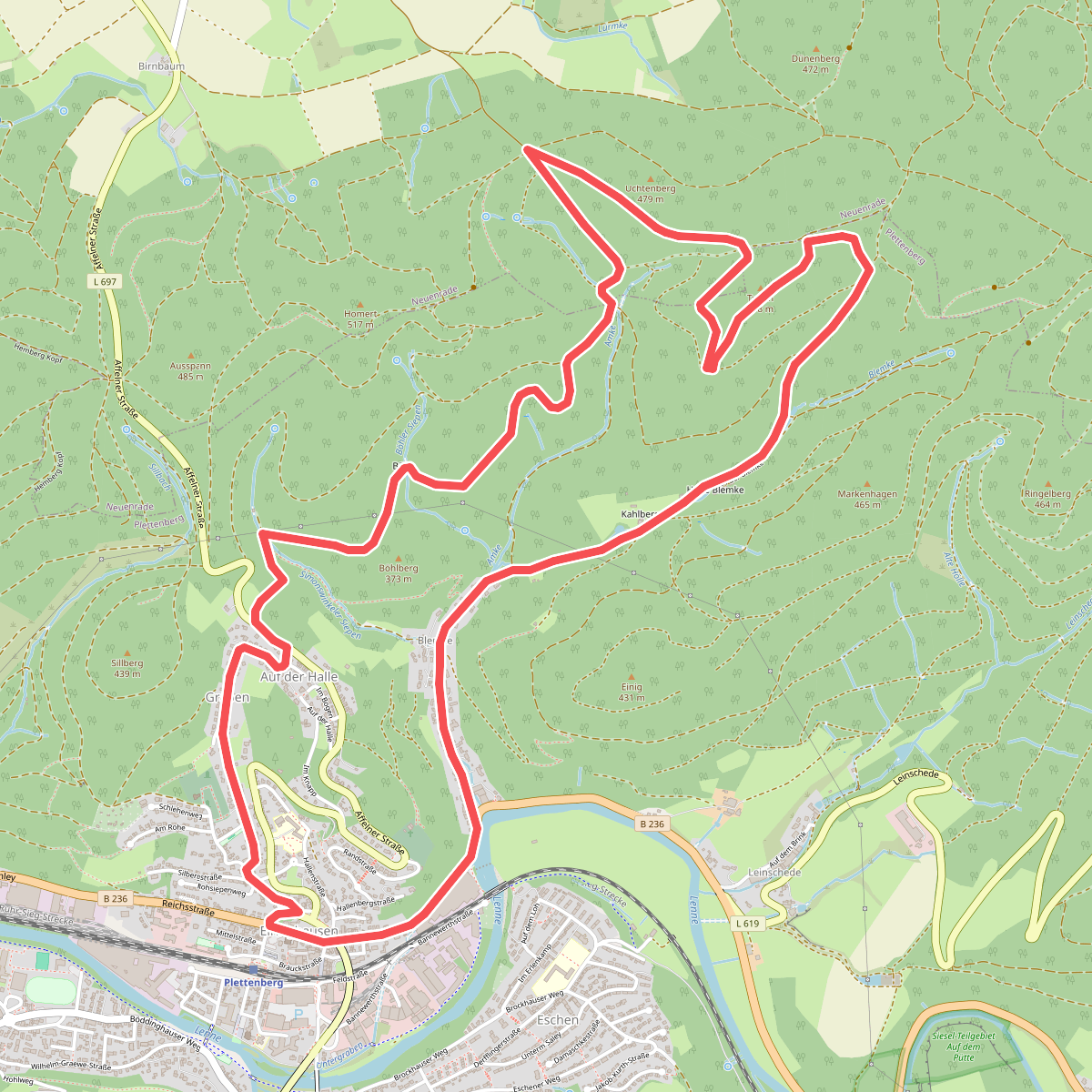 Eiringhausen Rundweg Balken